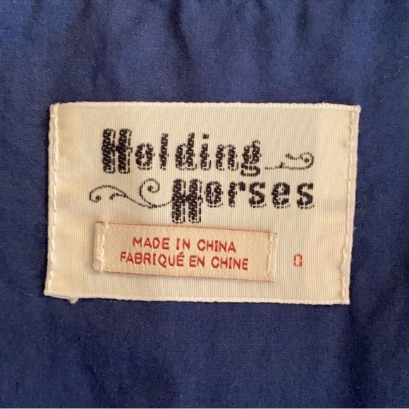 ANTHROPOLOGIE Holding Horses Flared Bandana Western Shirtdress Size 0 - Picture 10 of 16